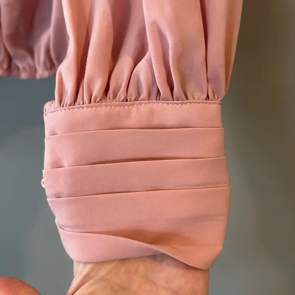 🍀Elegant Pink Women's Blouse - Picture 2 of 6